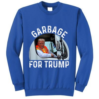 Trump Rides In Garbage Truck S Garbage For Trump Sweatshirt