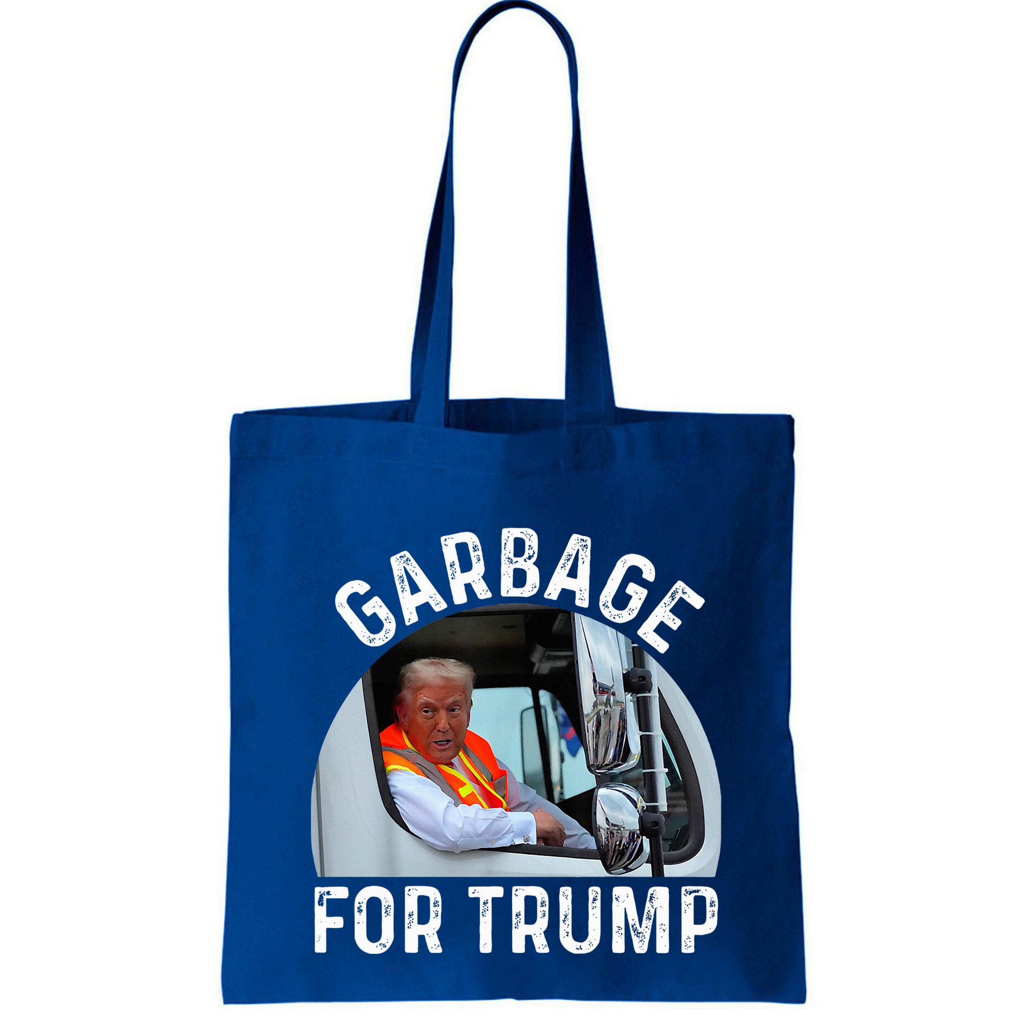 Trump Rides In Garbage Truck S Garbage For Trump Bag