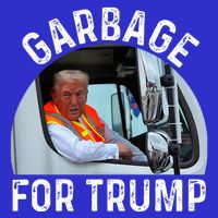 Trump Rides In Garbage Truck S Garbage For Trump Sustainable Knit Beanie