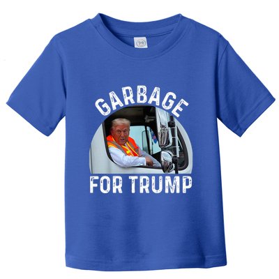 Trump Rides In Garbage Truck S Garbage For Trump Toddler T-Shirt