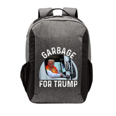 Trump Rides In Garbage Truck S Garbage For Trump Vector Backpack