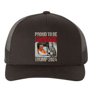 Trump Rides In Garbage Truck Tees Garbage For Trump Yupoong Adult 5-Panel Trucker Hat