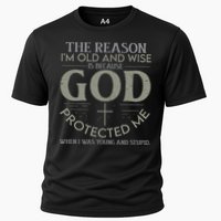 The Reason I'm Old And Wise Is Because God Protected Me Performance Shirt