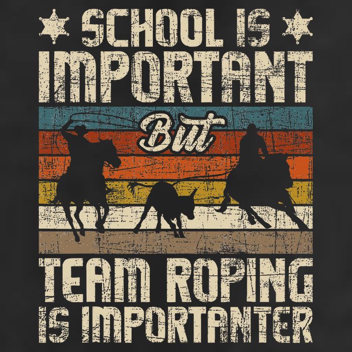 Team Roping Is Importanter Horse Ride Cowboy Header Heeler Beanie