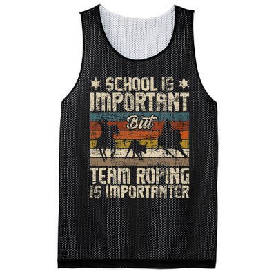 Team Roping Is Importanter Horse Ride Cowboy Header Heeler Mesh Reversible Basketball Jersey Tank