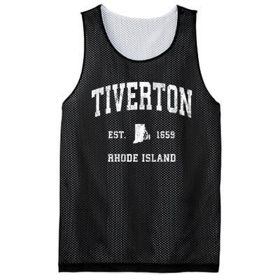 Tiverton Rhode Island Ri Vintage Established Athletic Sports Mesh Reversible Basketball Jersey Tank