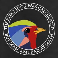 The Risk I Took Was Calculated But Man Am I Bad At Math 7 Panel Mesh Trucker Snapback Hat
