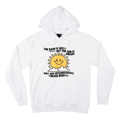 The Rain Is Wet But The Sun Is Bright Why Are Meteorologists Hoodie