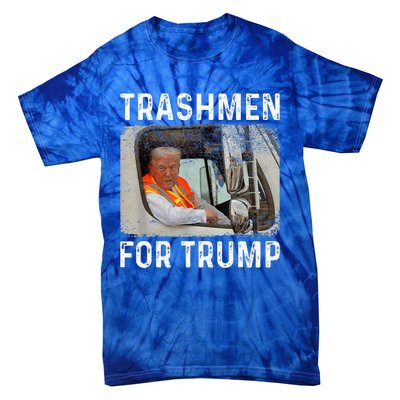 Trump Rides In Garbage Truck Tie-Dye T-Shirt