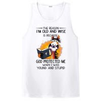 The Reason IM Old And Wise Is Because God Protected Me PosiCharge Competitor Tank