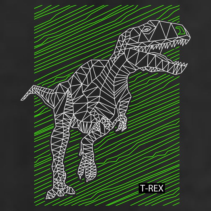 T Rex Illustration Cool Comfort Performance Bucket Hat