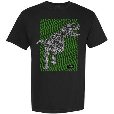 T Rex Illustration Garment-Dyed Heavyweight T-Shirt