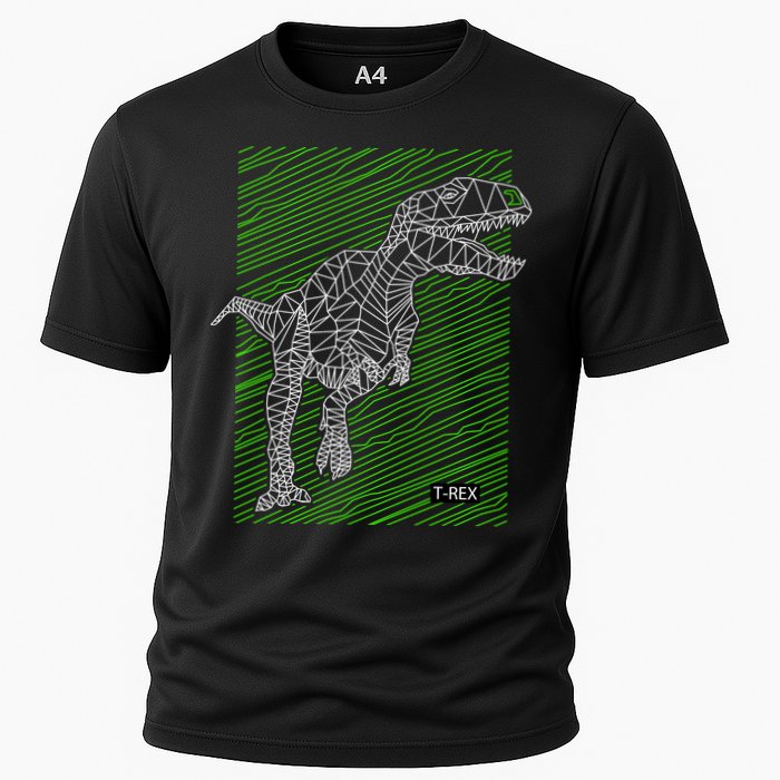 T Rex Illustration Performance Shirt