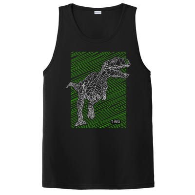 T Rex Illustration PosiCharge Competitor Tank