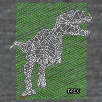 T Rex Illustration Tall T-Shirt