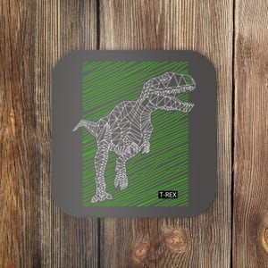 T Rex Illustration Coaster