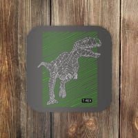 T Rex Illustration Coaster