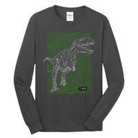 T Rex Illustration Tall Long Sleeve T-Shirt