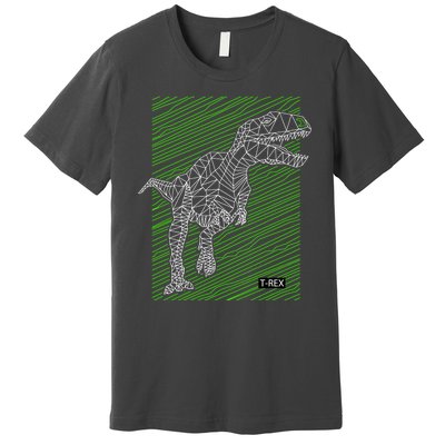 T Rex Illustration Premium T-Shirt