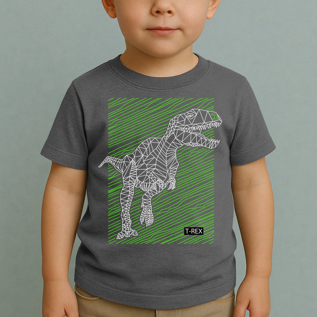 T Rex Illustration Toddler T-Shirt