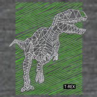 T Rex Illustration Toddler T-Shirt