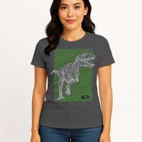 T Rex Illustration Womens T-Shirt