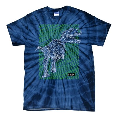 T Rex Illustration Tie-Dye T-Shirt