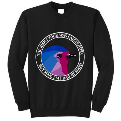 The Risk I Took Was Calculated But Man Am I Bad At Math Sweatshirt