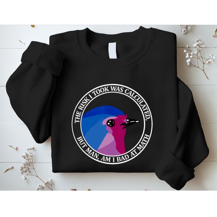 The Risk I Took Was Calculated But Man Am I Bad At Math Sweatshirt