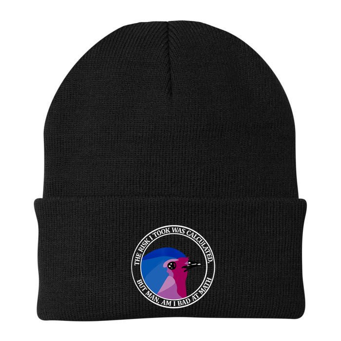 The Risk I Took Was Calculated But Man Am I Bad At Math Beanie