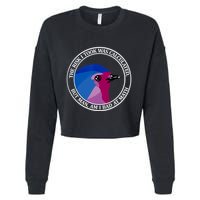The Risk I Took Was Calculated But Man Am I Bad At Math Cropped Pullover Crew