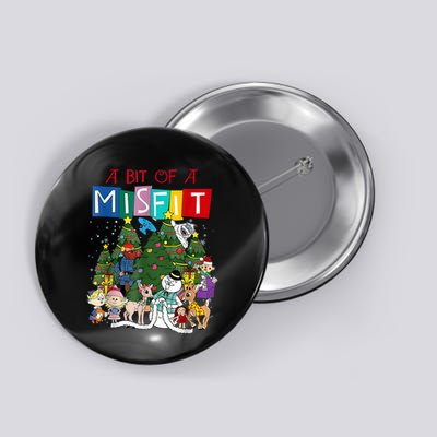The Red Island Nosed Reindeer Button