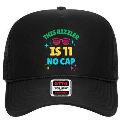 This Rizzler Is 11 Birthday Eleven 11 Birthday Trucker Hat