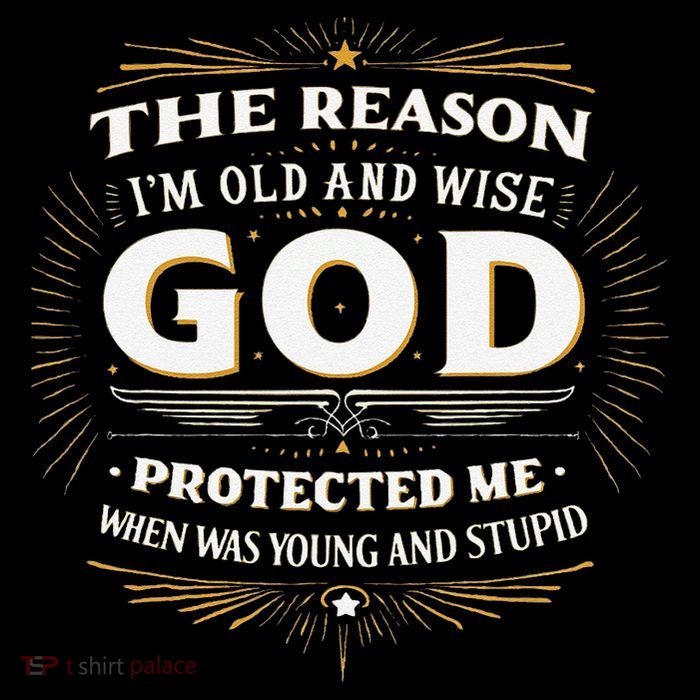 The Reason Im Old and Wise Is Because God Protected Me Doggie Tank