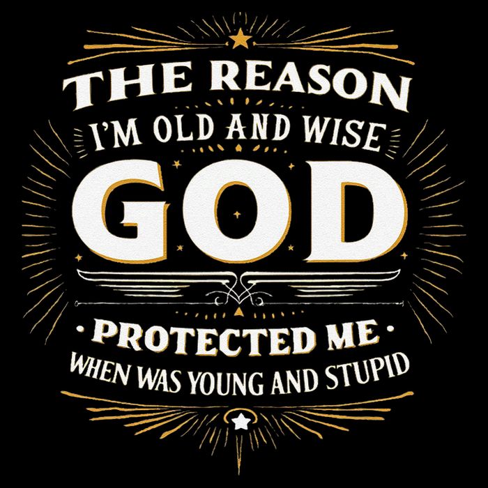 The Reason Im Old and Wise Is Because God Protected Me 16 in Basic Backpack