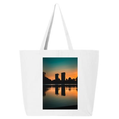 Towers Reflecting In The Pond Premium 25L Jumbo Tote