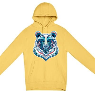 Tribal bear  Premium Pullover Hoodie