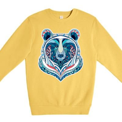 Tribal bear  Premium Crewneck Sweatshirt