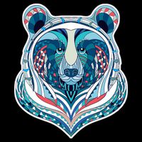 Tribal bear  Impact Tech Backpack