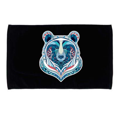 Tribal bear  Microfiber Hand Towel