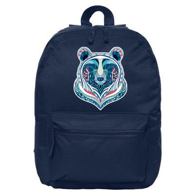 Tribal bear  16 in Basic Backpack