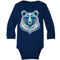 Tribal bear  Baby Long Sleeve Bodysuit