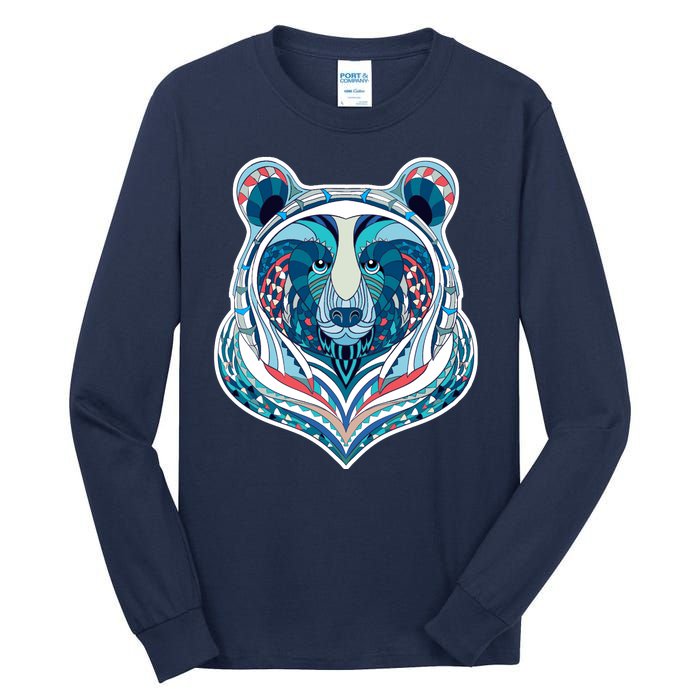 Tribal bear  Tall Long Sleeve T-Shirt