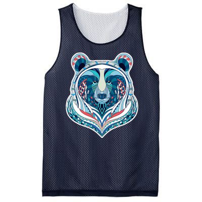 Tribal bear  Mesh Reversible Basketball Jersey Tank