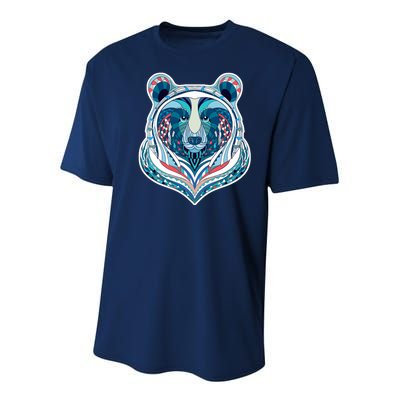 Tribal bear  Youth Performance Sprint T-Shirt