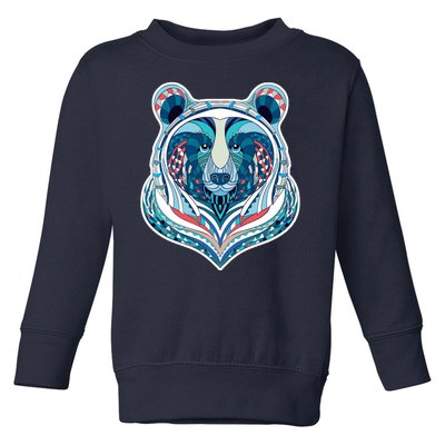 Tribal bear  Toddler Sweatshirt