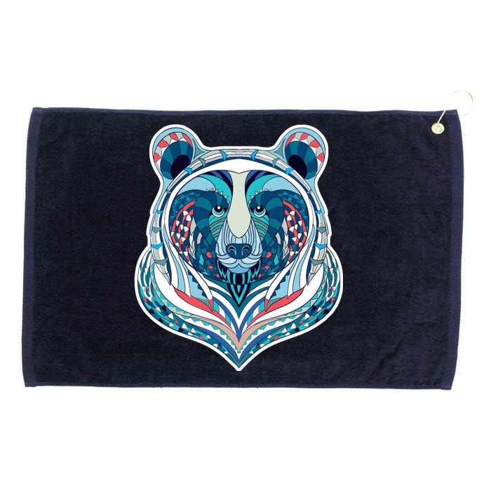 Tribal bear  Grommeted Golf Towel