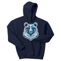 Tribal bear  Kids Hoodie