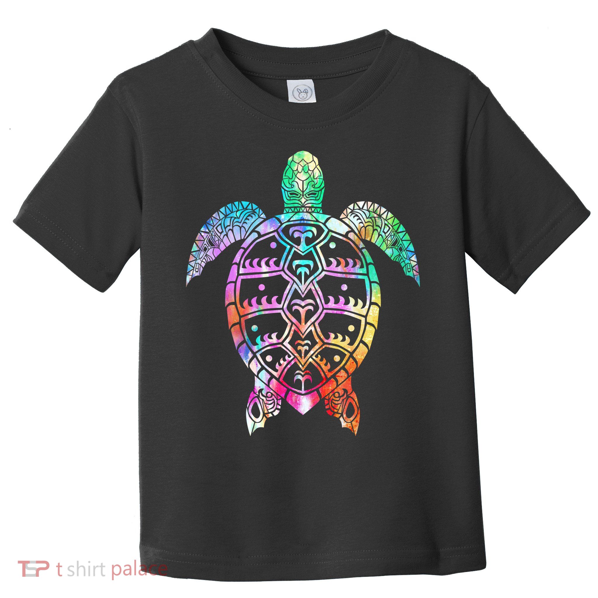 Tribal Colorful Turtle Toddler T-Shirt