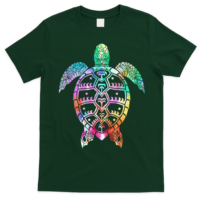 Tribal Colorful Turtle T-Shirt